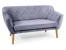 Sofa 2-osobowa KARO 2 Velvet - buk/szary Bluvel 14