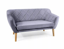 Sofa 2-osobowa KARO 2 Velvet - buk/szary Bluvel 14