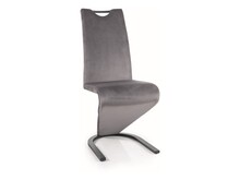 Krzesło H090 Velvet - szary Bluvel 14