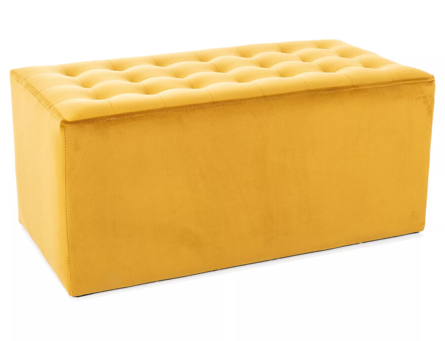 Puf LORI 2 Velvet - curry Bluvel 68
