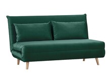 Sofa rozkładana SPIKE II Velvet - zielony