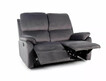 Sofa z funkcją relaks SPENCER 2 Velvet - szary Bluvel 14