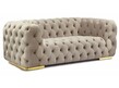 Sofa 2-osobowa CHESTER Velvet -  beżowy