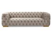 Sofa 3-osobowa CHESTER Velvet - beżowy