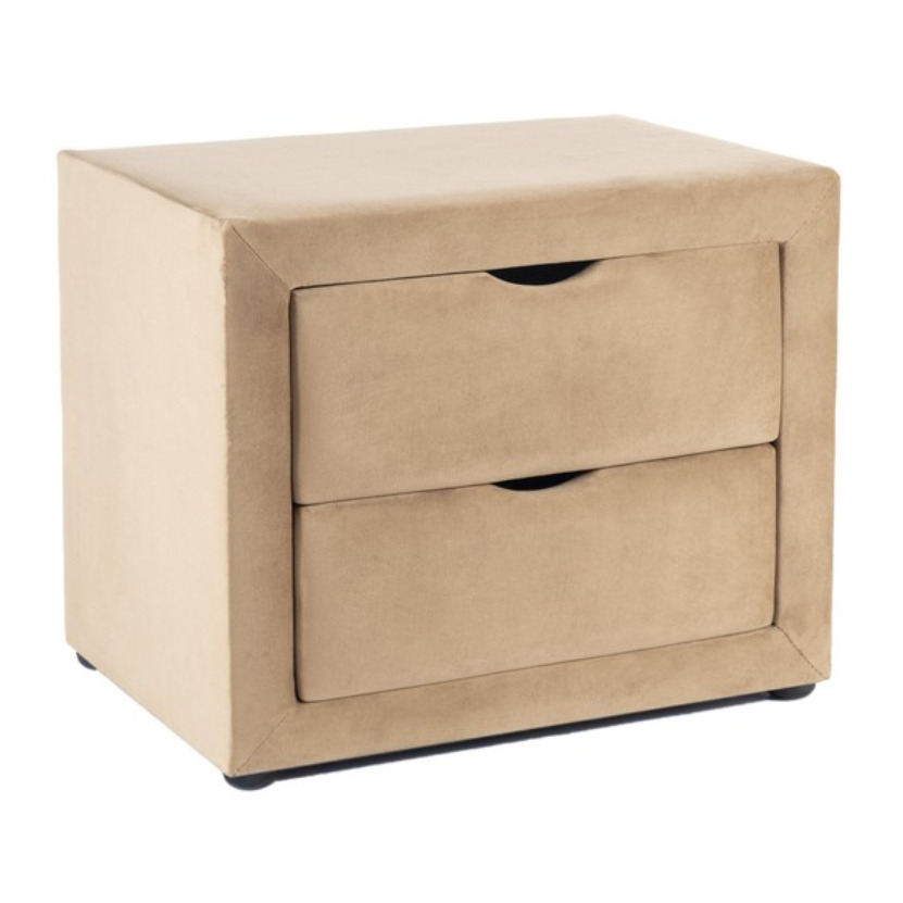 Szafka nocna ET-002 Velvet - beżowy Bluvel 28