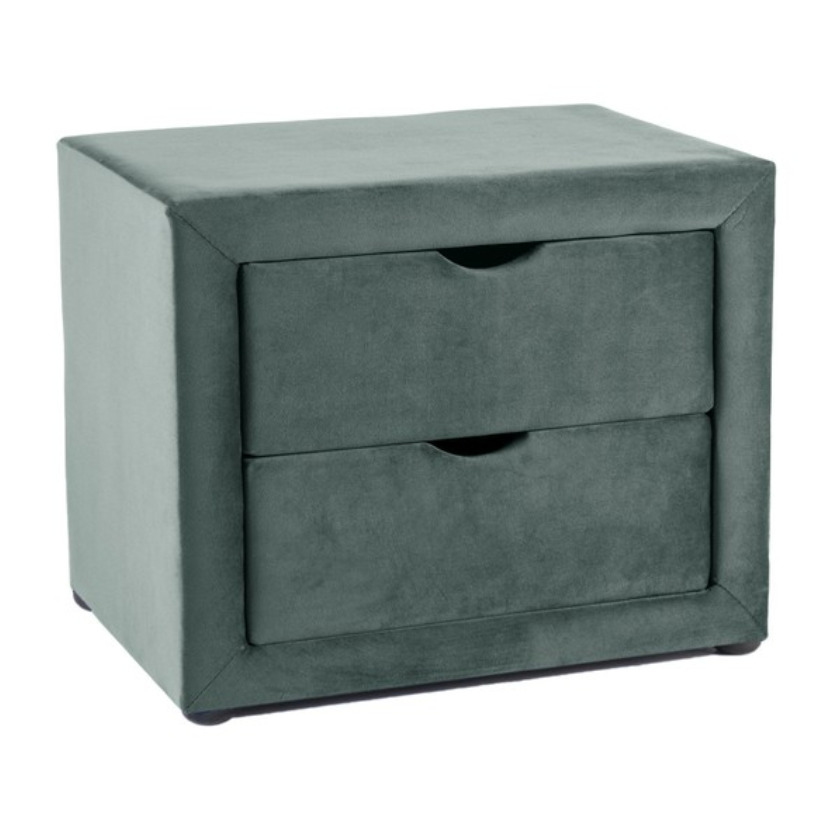 Szafka nocna ET-002 Velvet - zielony Bluvel 78