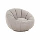 Fotel obrotowy KENDALL BOUCLE - beżowy