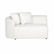 Sofa modułowa lewa GRAYSON krótka - biały