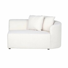 Sofa modułowa prawa GRAYSON krótka - biały