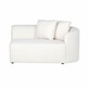 Sofa modułowa prawa GRAYSON krótka - biały