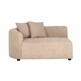 Sofa modułowa lewa GRAYSON krótka - beżowy