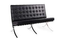 Sofa 2-osobowa BARCELON PRESTIGE PLUS - czarny