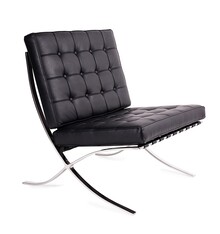 Fotel skórzany BARCELON PRESTIGE PLUS - czarny