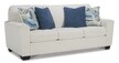 Sofa 3-osobowa rozkładana CASHTON 4060439 - złamana biel