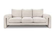 Sofa 3-osobowa KELLY szenilowa - beżowy