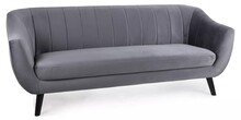 Sofa ELITE 3 Velvet - wenge/szary Bluvel 14