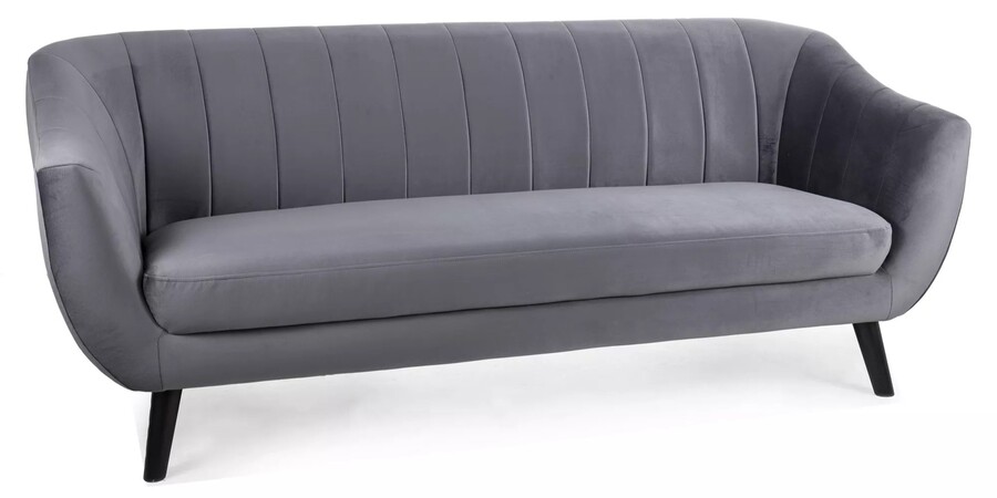 Sofa ELITE 3 Velvet - wenge/szary Bluvel 14