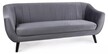 Sofa ELITE 3 Velvet - wenge/szary Bluvel 14