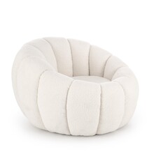 Fotel GASPAR - boucle kremowy