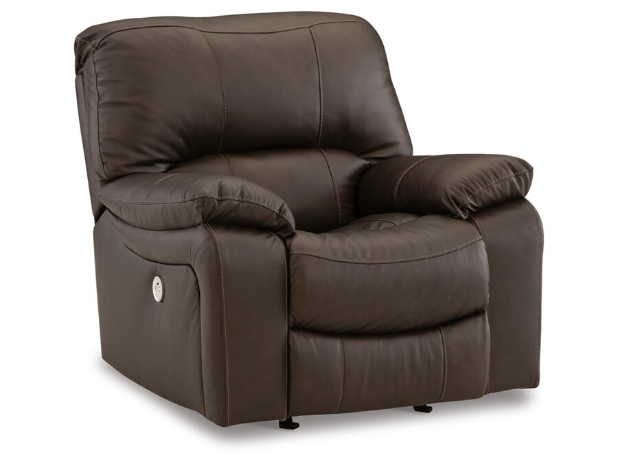 Fotel z funkcją relax LEESWORTH - brązowy