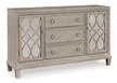 Komoda 2-drzwiowa z szufladami JORLAINA D922-60
