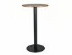 Stół barowy BT-005 60 cm - dąb artisan/czarny
