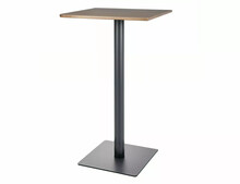 Stół barowy BT-006 60 cm - dąb artisan/czarny