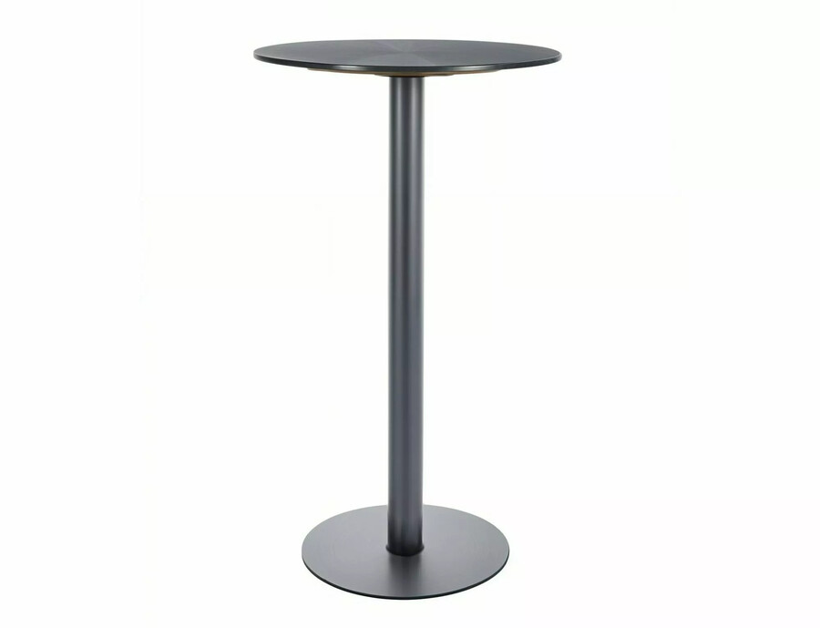 Stół barowy BT-007 60 cm - czarny