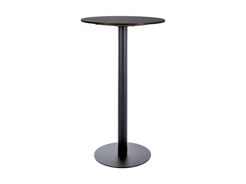 Stół barowy BT-007 60 cm - czarny