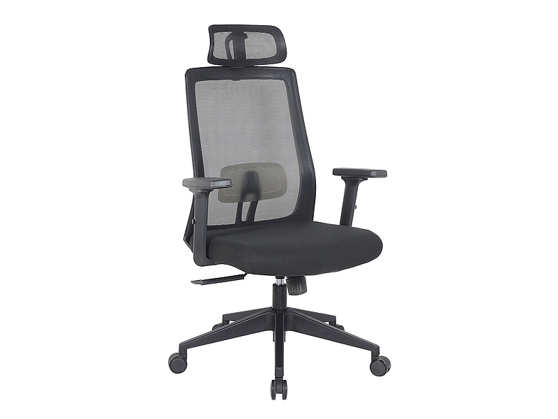 Fotel biurowy Q-058 - czarny