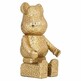 Dekoracja SITTING BEAR - złoty