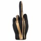Dekoracja HAND DIGITUS - czarny/złoty
