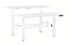 Biurko regulowane FIGHTER DOUBLE DESK 160x70 - biały