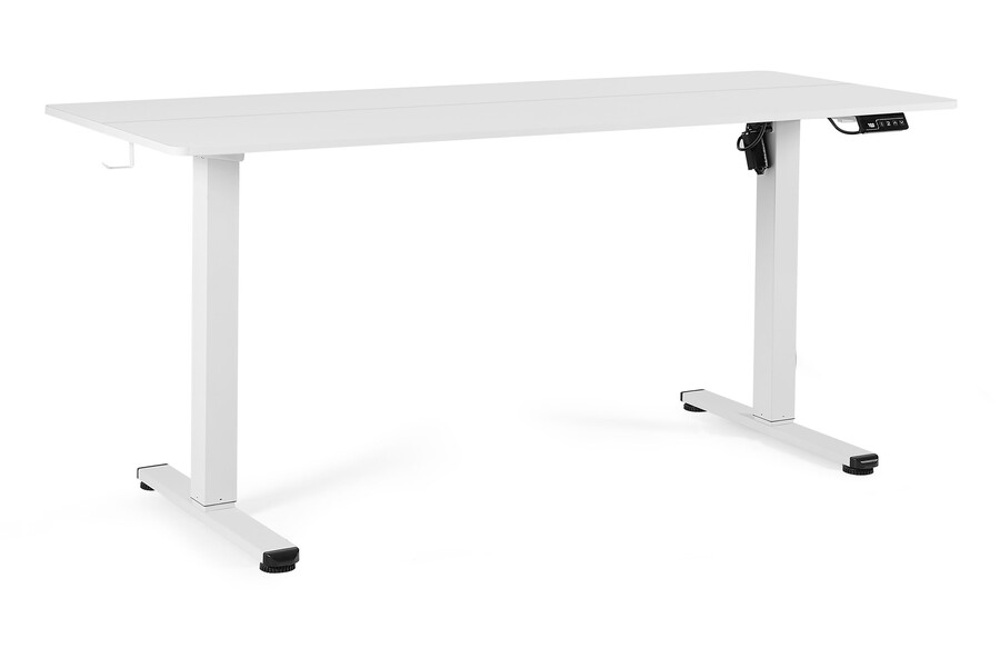 Biurko regulowane METIS 160x60 - biały