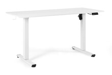 Biurko regulowane METIS 140x60 - biały