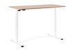 Biurko regulowane OTIS 120x60 - dąb/biały