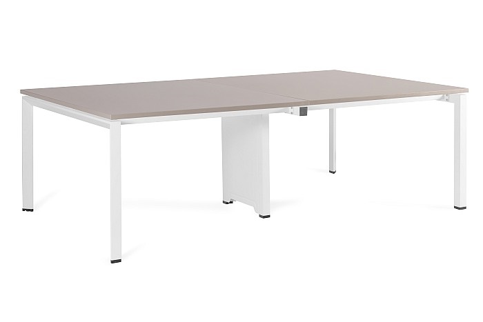 Biurko PASON WORKSTATION 4 240x140 - beżowy/biały