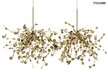 Lampa wisząca MONETE - złoty