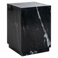 Stolik SALVATORE 40.5x40.5 - czarny marmur