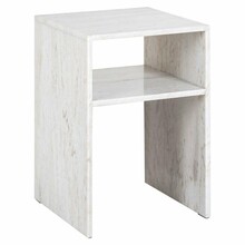 Stolik MORAN 35.5x35.5 - beżowy marmur