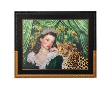 Obraz PEARLS LEOPARD 150x120