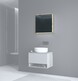 Lustro z oświetleniem LED AVIOLA 60x60 - dąb artisan