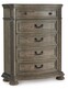 Komoda wysoka z szufladami ARDENFIELD B944-46