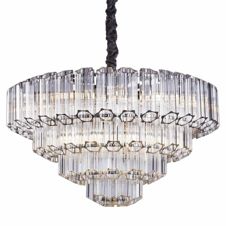Lampa wisząca BECE - chrom niklowany