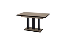 Stół rozkładany APPIA BLACK 130/210x80 - dąb cremona torro