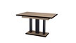 Stół rozkładany APPIA BLACK 130/210x80 - dąb evoke