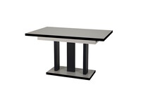 Stół rozkładany APPIA BLACK 130/210x80 - kaszmir