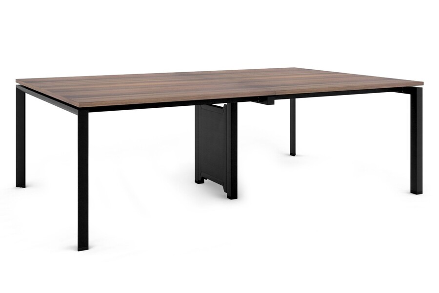 Biurko PASON WORKSTATION 4 240x140 - orzech/czarny