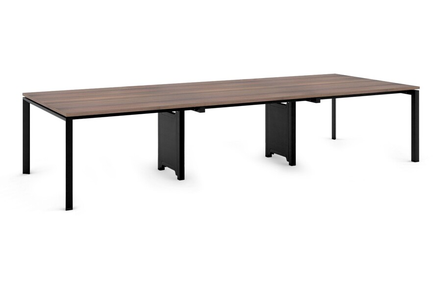 Biurko PASON WORKSTATION 6 360x140 - orzech/czarny