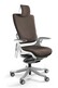 Fotel obrotowy WAU 2 tkanina - biały/taupe BL409